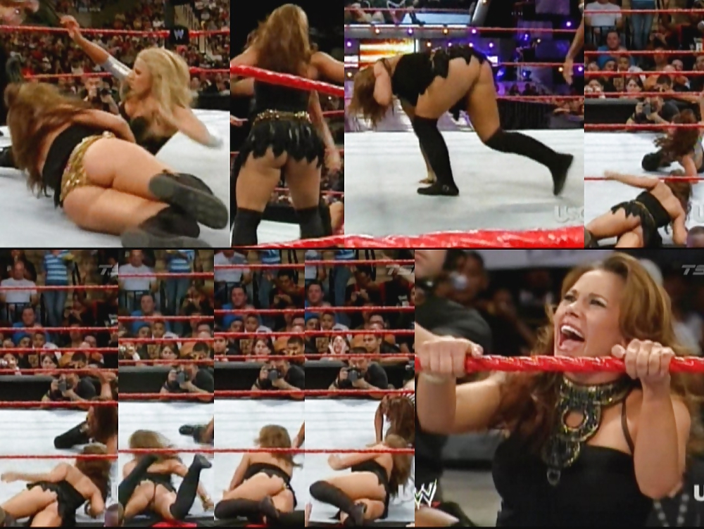 WWE TNA diva Mickie James big ass and big tits #4077657