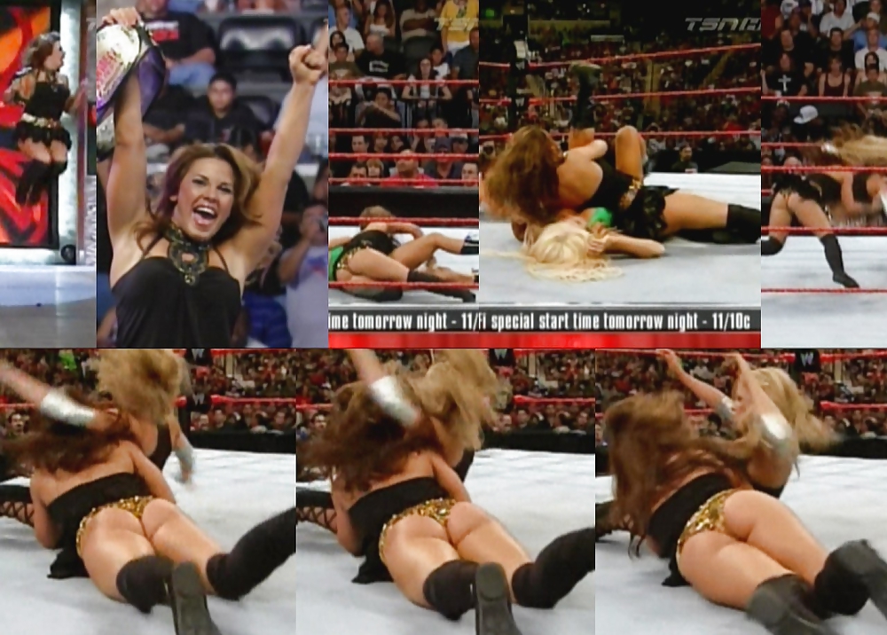 WWE TNA diva Mickie James big ass and big tits #4077713