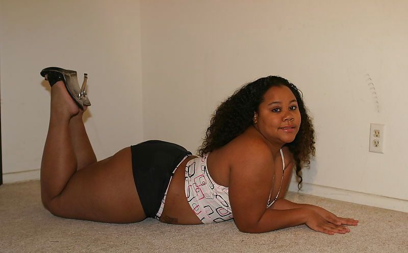 Sexy hot black fat woman #22683665