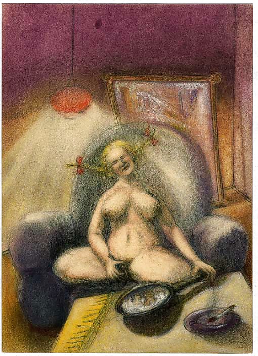 Dipinto eroporn arte 29 - artista n.n. (4) c. 1930 per raudy
 #10778597