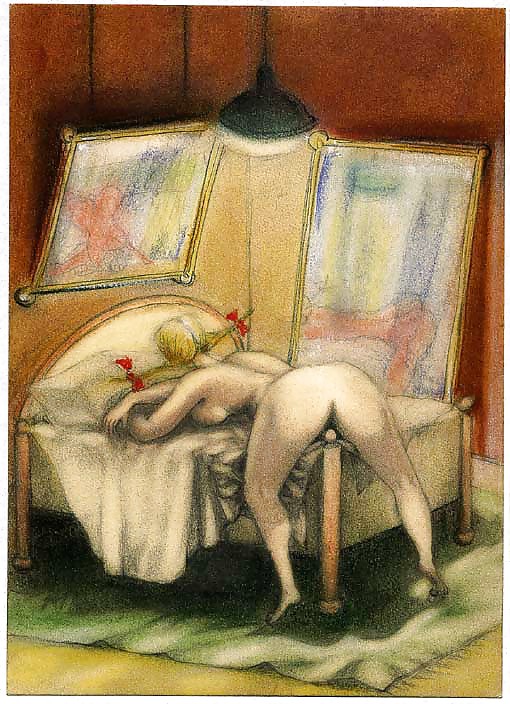 Dipinto eroporn arte 29 - artista n.n. (4) c. 1930 per raudy
 #10778603