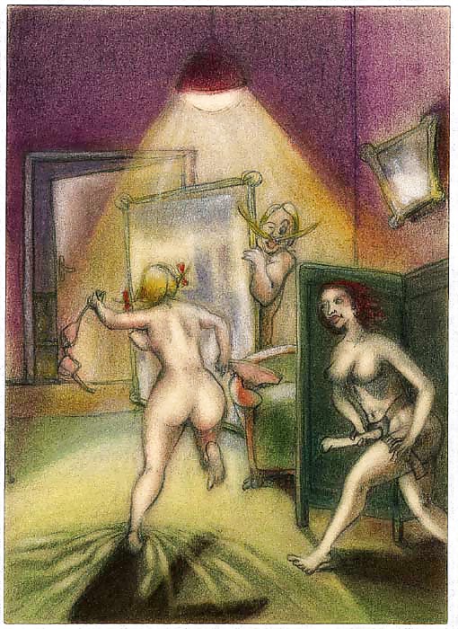 Dipinto eroporn arte 29 - artista n.n. (4) c. 1930 per raudy
 #10778658