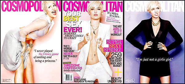 Sexy Miley Cyrus Photoshoot for Cosmopolitan, March 2013 #16119086