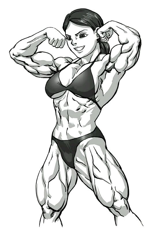 Muskel Mädchen #4015241