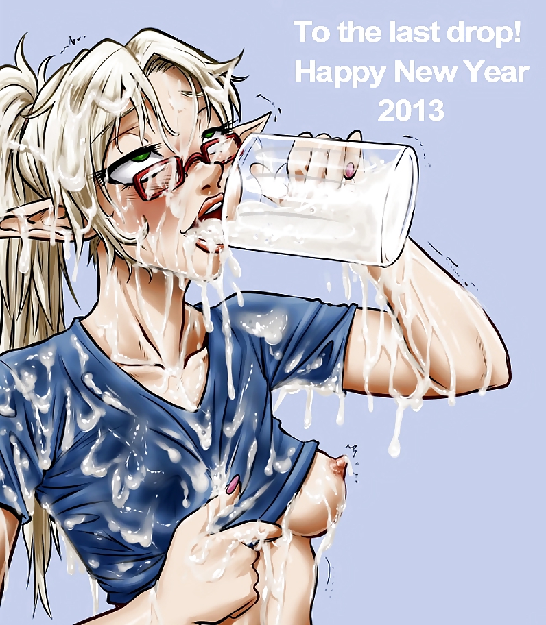 Well Cum Happy New Year 2013 #16881016