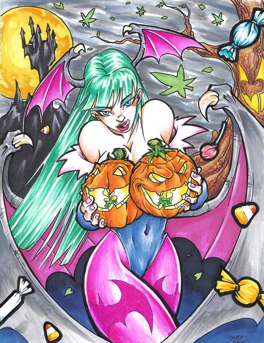 Sexy Halloween Toon Art 2 #1728920