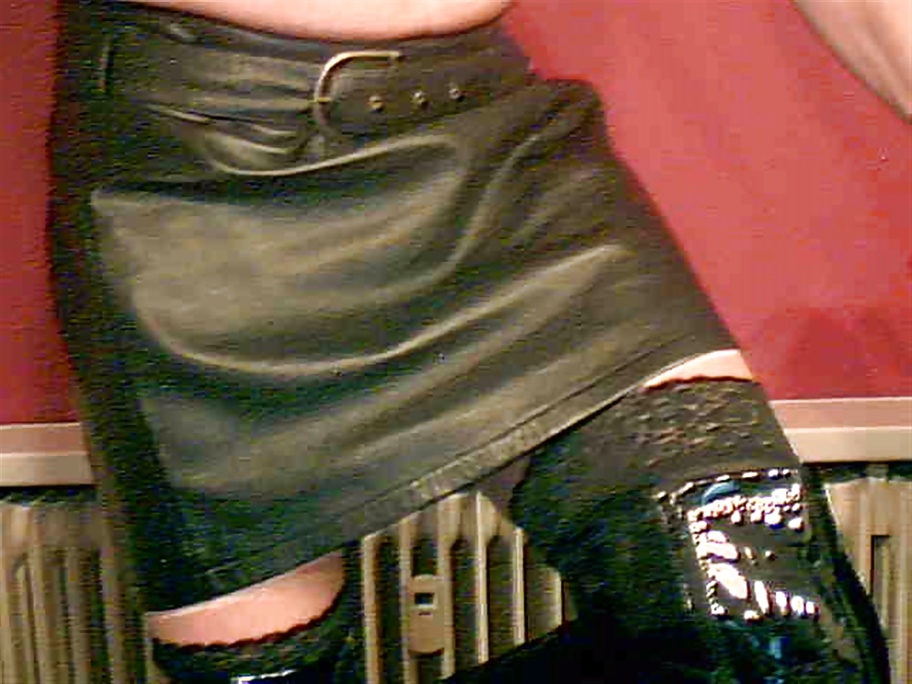 New leather skirt #7397623