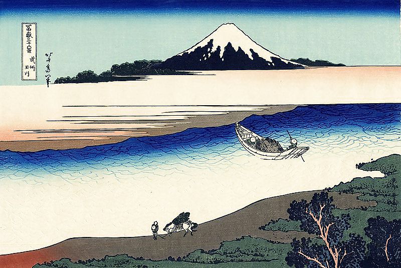 46 Views of Mount Fuji - Katsushika Hokusai  #19260444