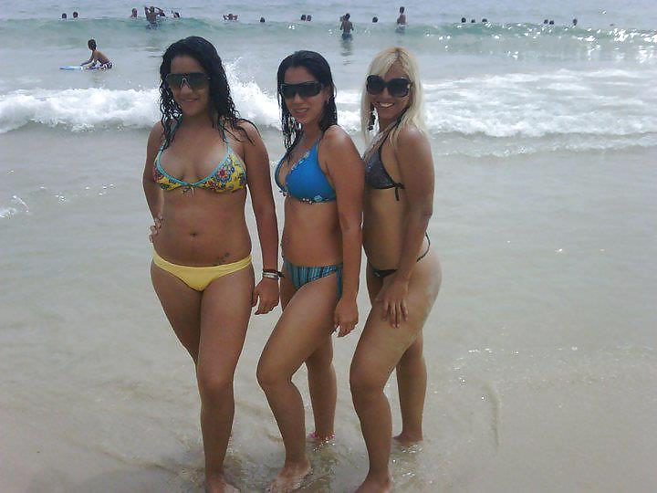 Blonde latin sexy mom