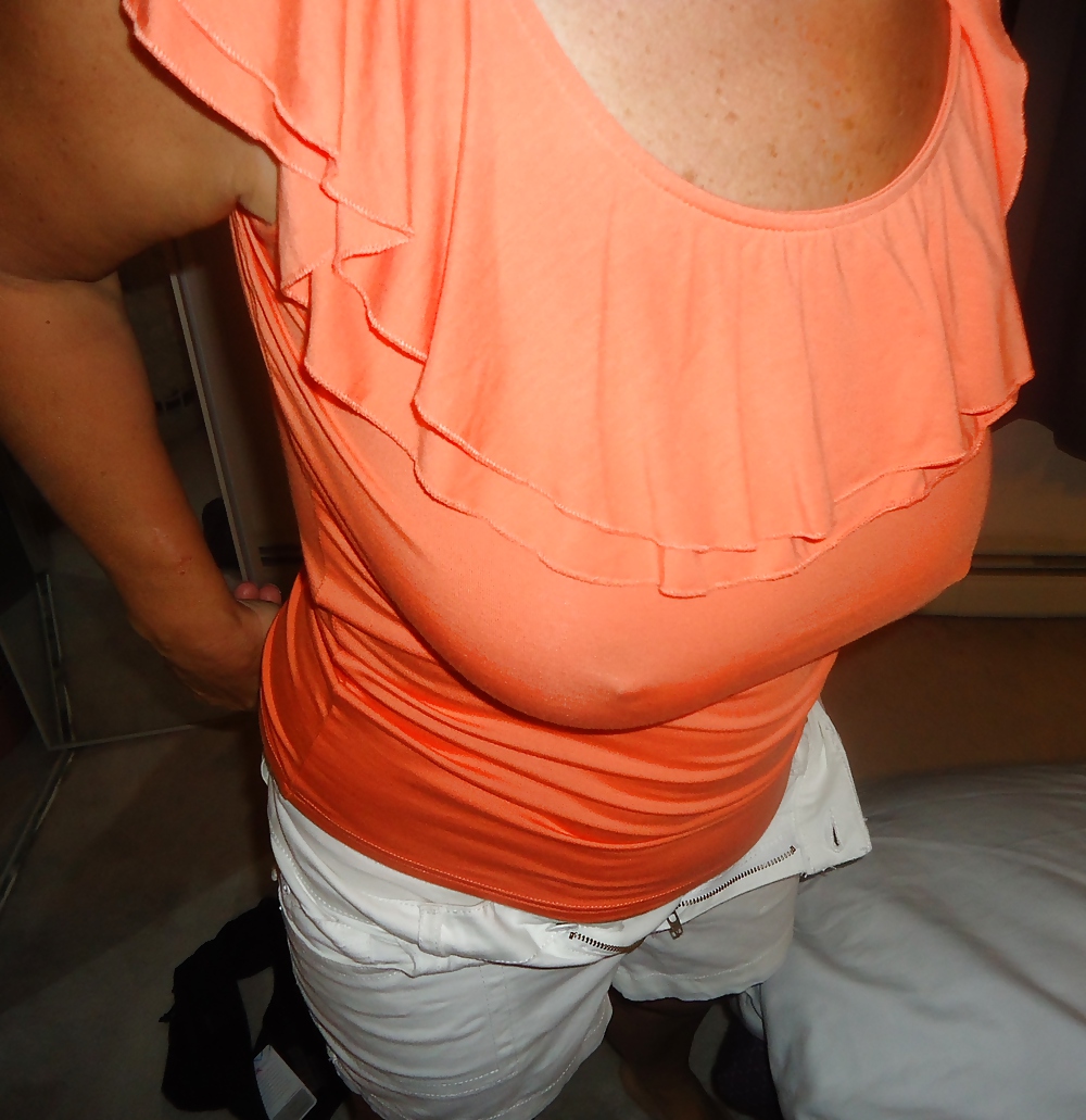 Wifes Nice Tits And Nipples In Shirt #18110659