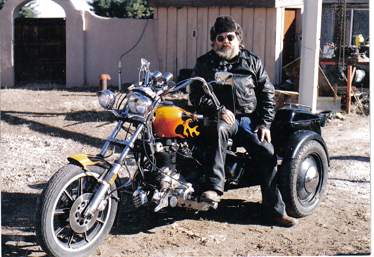 Horny old biker #10755442