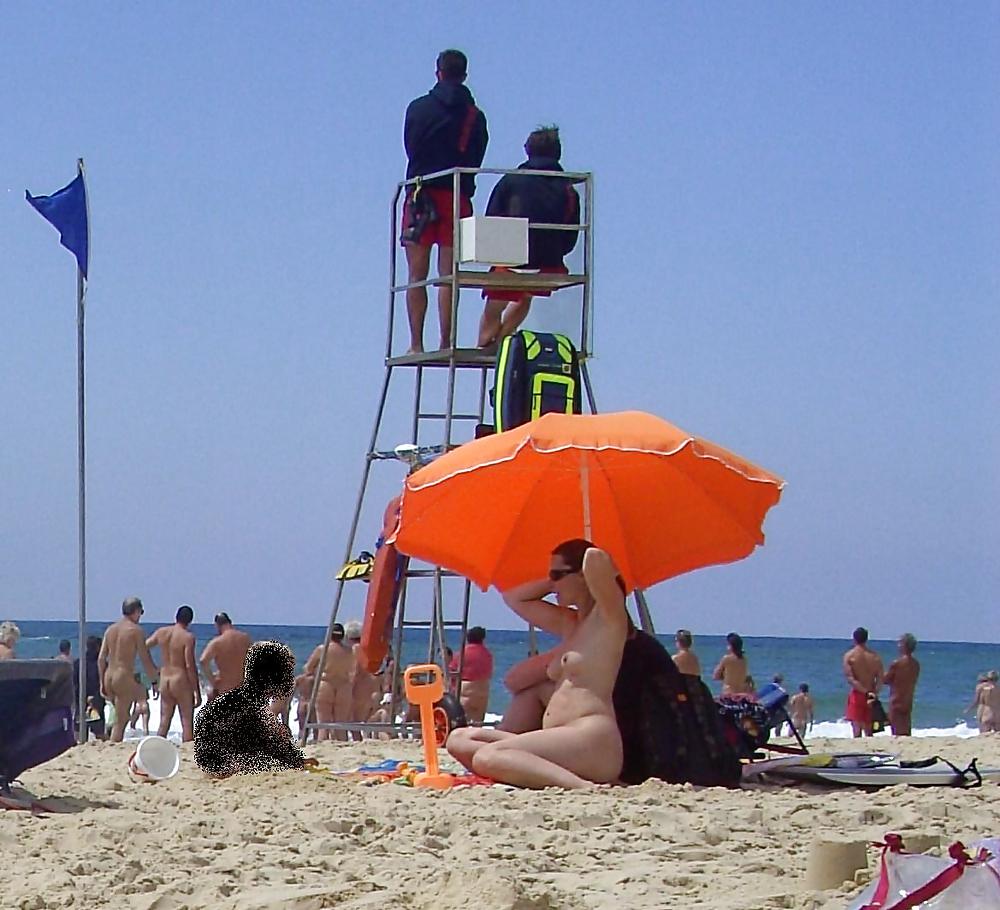 Biarriz naked beach 2011 #8464232