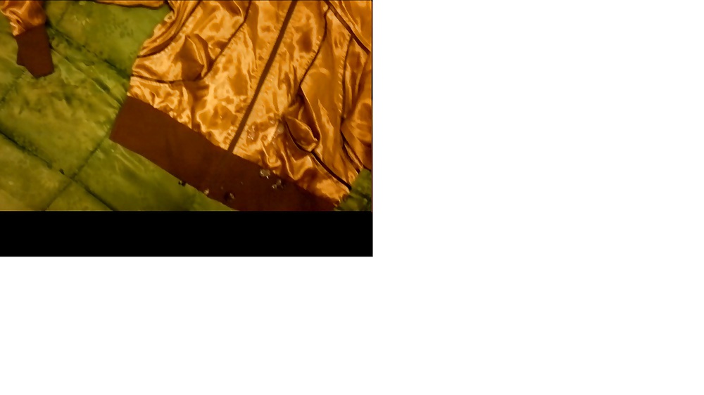 Goldene Satin Jacke von mir #16842912