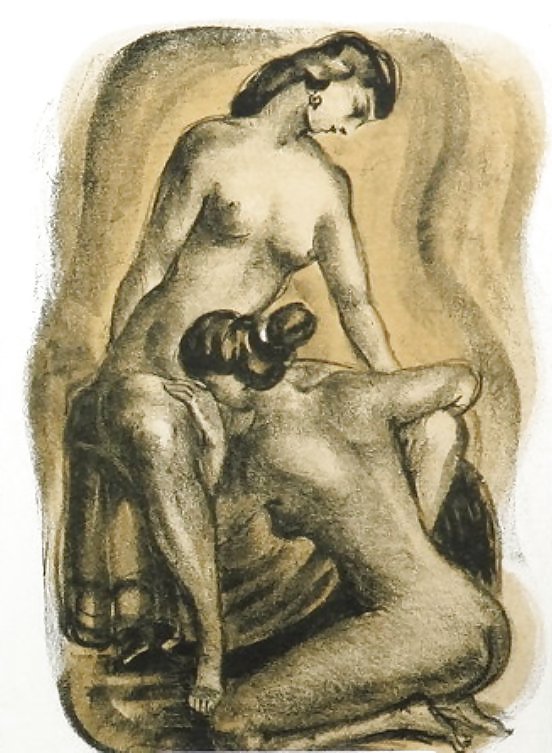 描かれたエロポルノアート 87 - アンドレ・プロヴォ 1
 #19064271