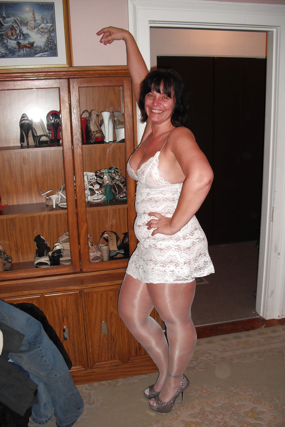 Canadian cougar anne in white #15877523