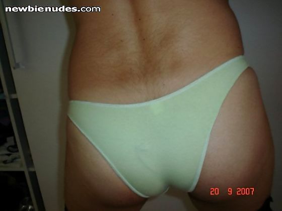 Wearing my nephiews ex-gf panties #4241673