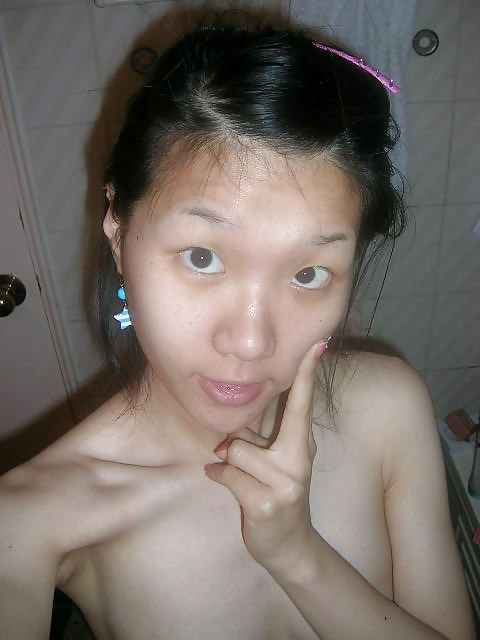 Korean girl takes self pics #12918430