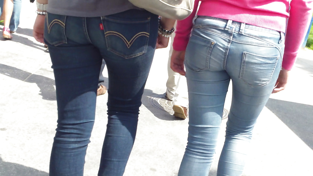 Public teen ass & butts jeans #20614907