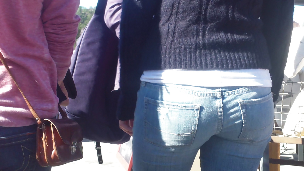 Public teen ass & butts jeans #20615944