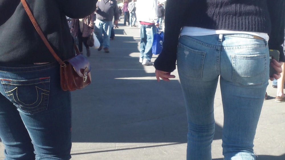 Public teen ass & butts jeans #20616002