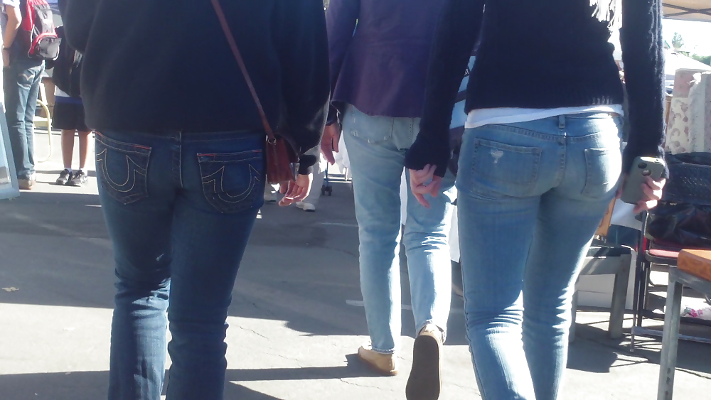 Public teen ass & butts jeans #20616011
