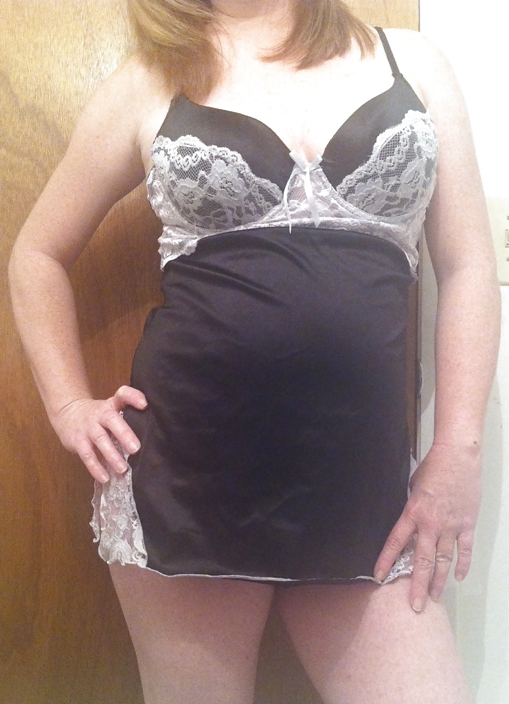 Black and White Nightie #12476062