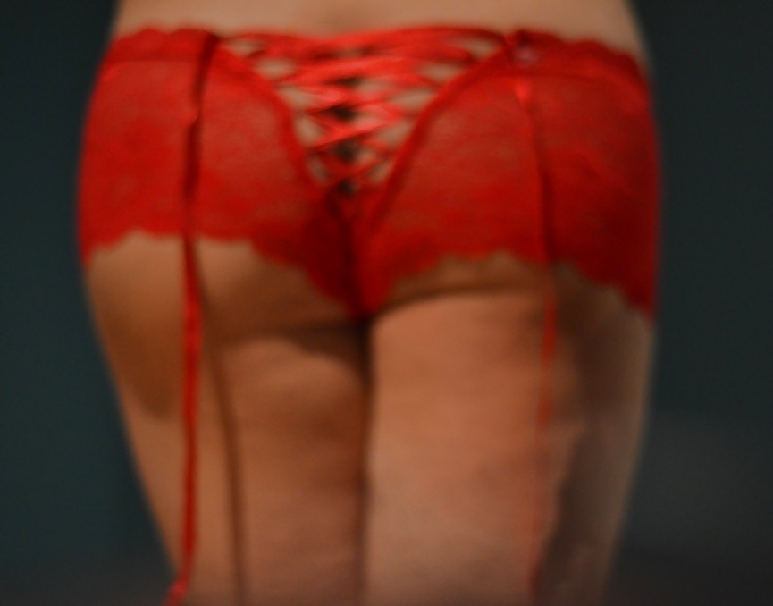 Sissy ass in red #21335080