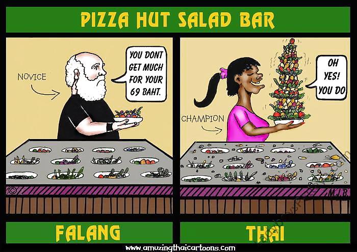 Funny cartoons of Thailand Pattaya #11883649