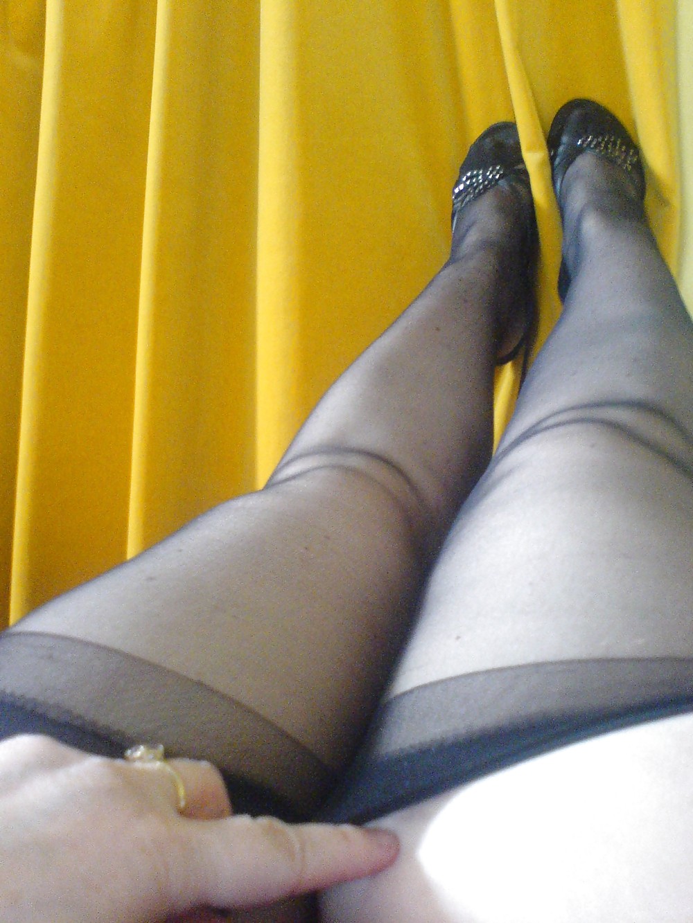 My legs in stockings