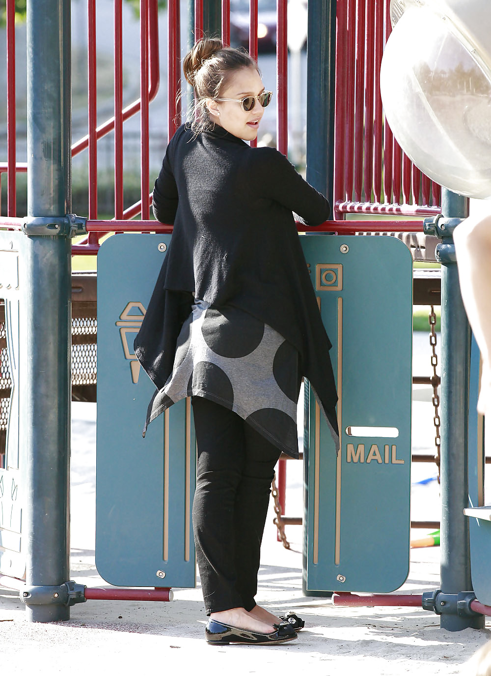 Jessica alba candids at a park in los angeles
 #4178536
