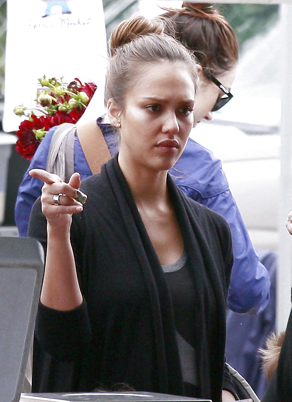 Jessica alba candids at a park in los angeles
 #4178621