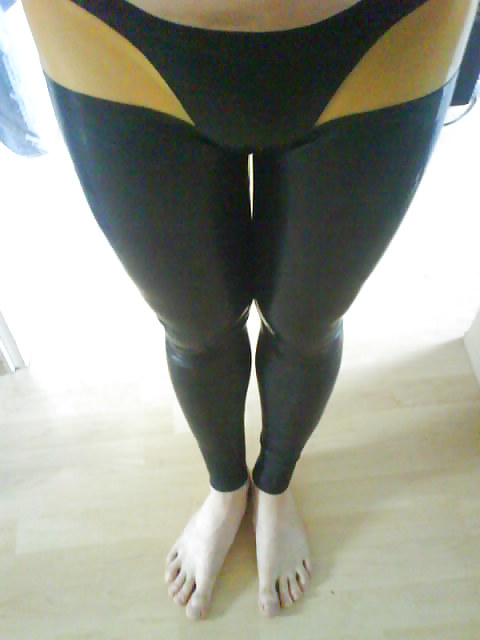 Latex leggins ,korsett #4596026