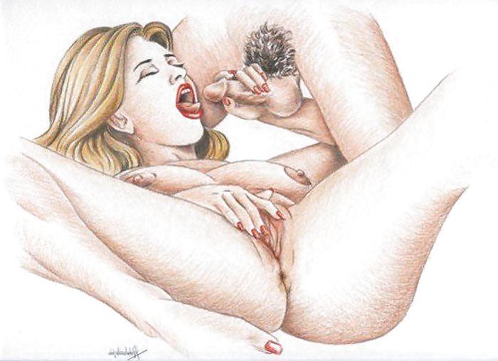 Arte erótico y porno pintado 1 - varios artistas
 #6134344
