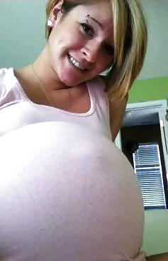 Huge Pregnant Belly #18225260