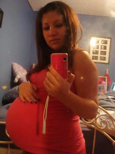 Huge Pregnant Belly #18225273