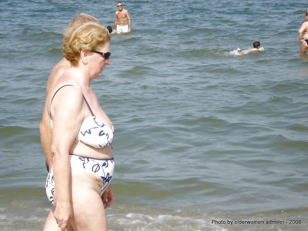 Grannies on beach #11540748