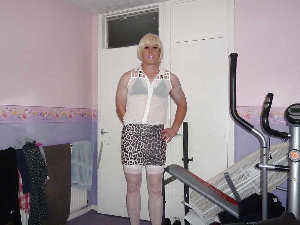 Tranny tries on her new clothes #12219902