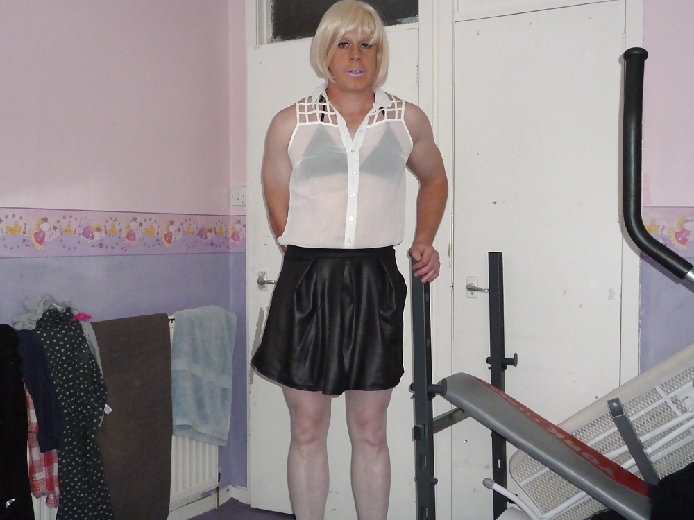 Tranny tries on her new clothes #12219932
