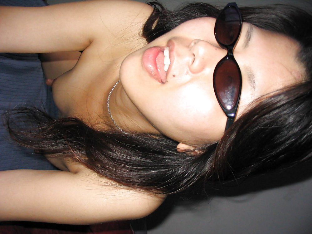 Sweet asia with sunglasses show off #3847242