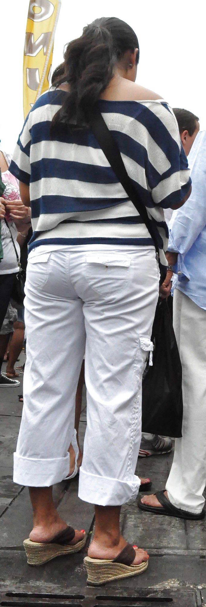 Pantalon Blanc MILF Latino #11549585