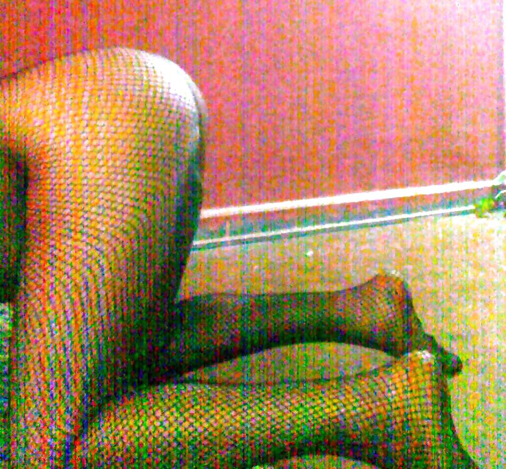 Me bending over in fishnet  #21463774