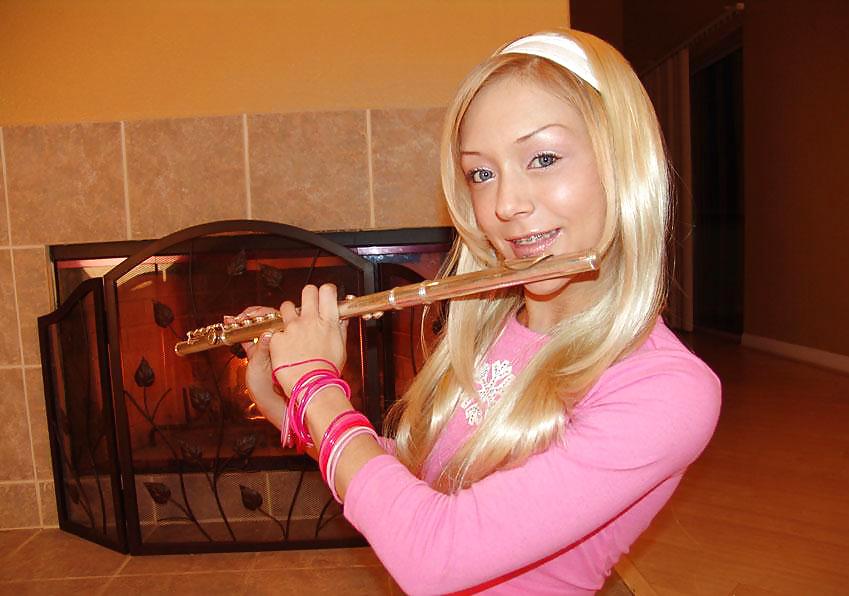 Sweet Kimmie - Playing with her flute #3826804