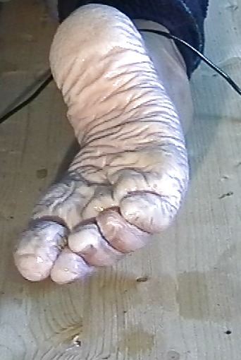 Wet Pruned Feet fetish #3911813