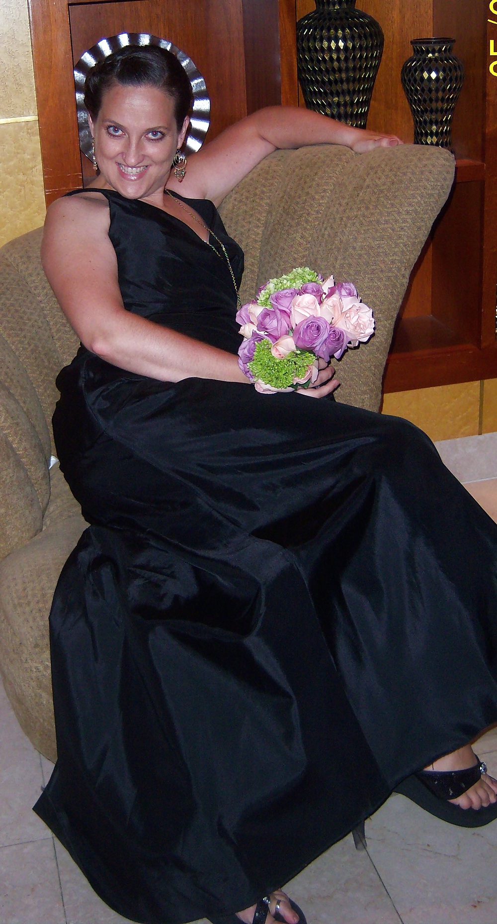 At a Wedding in my Black Gown #9487037
