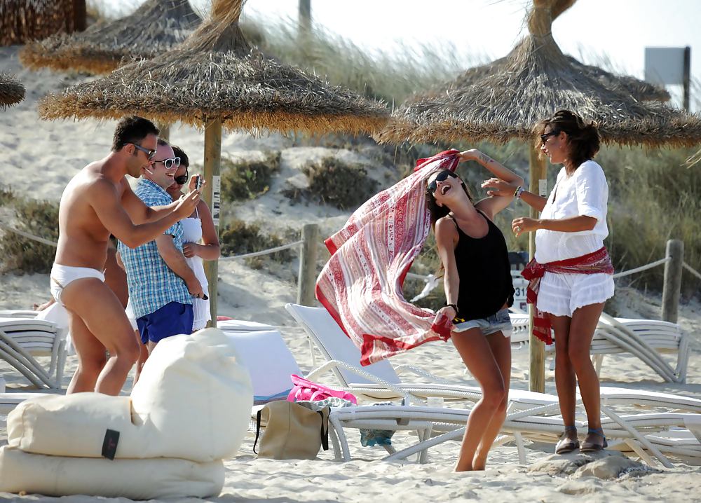 Melissa Satta Formentera Plage Espagne #4368988