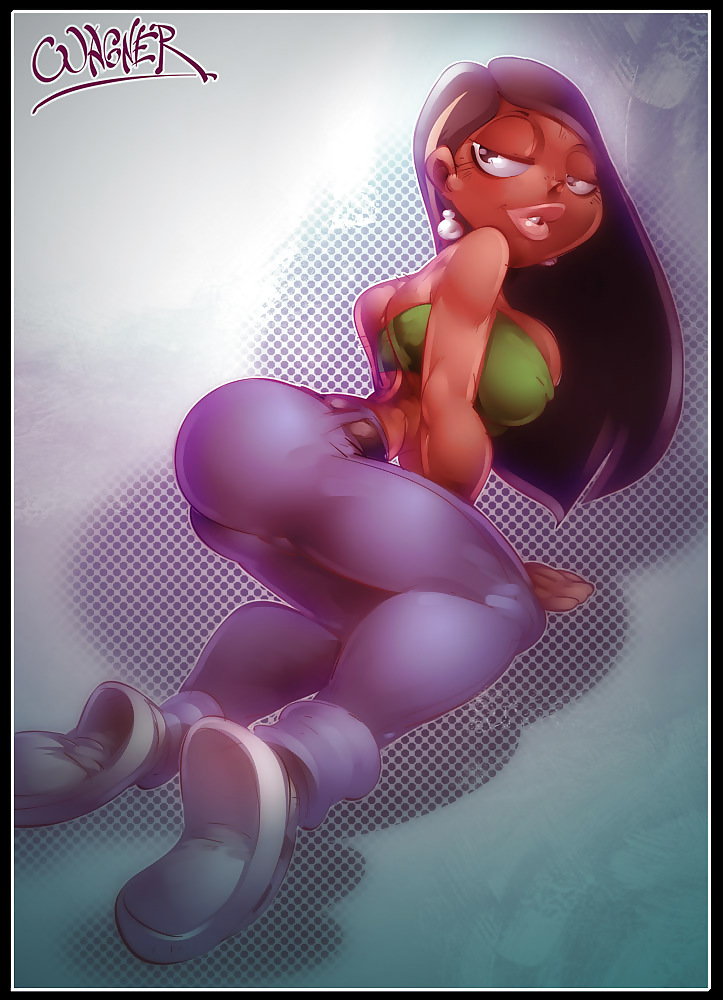 セクシーな黒人女性...甘い漫画の乳房とホットな雛80
 #19838147
