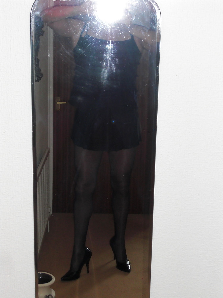Lather Dress Black Skirt #205759