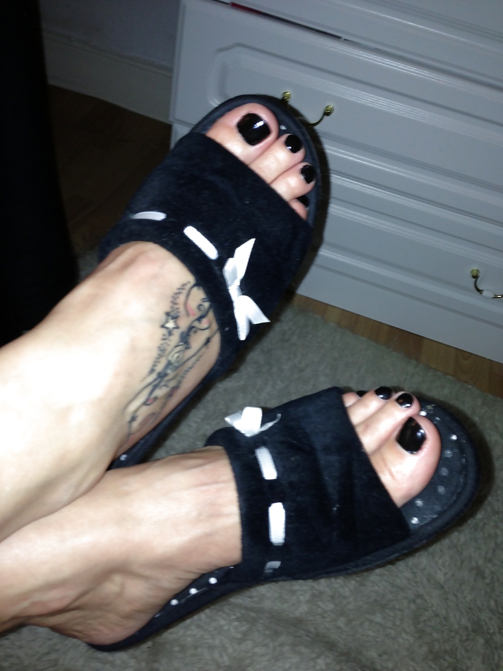 Sexy slipper feet pics for jaynes foot fans
 #14768867