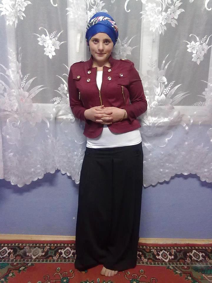 Turc Hijab Musulman Arab, Turban Portant Renouvelle Fermé #19184704