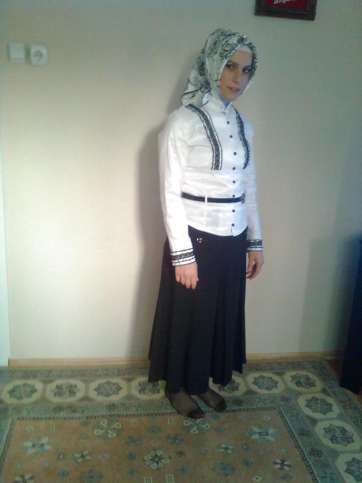 Turc Hijab Musulman Arab, Turban Portant Renouvelle Fermé #19184746